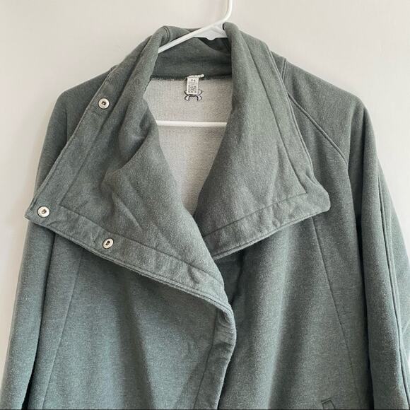 Women’s wrap sweatshirt Under Armour green gray - Picture 3 of 8